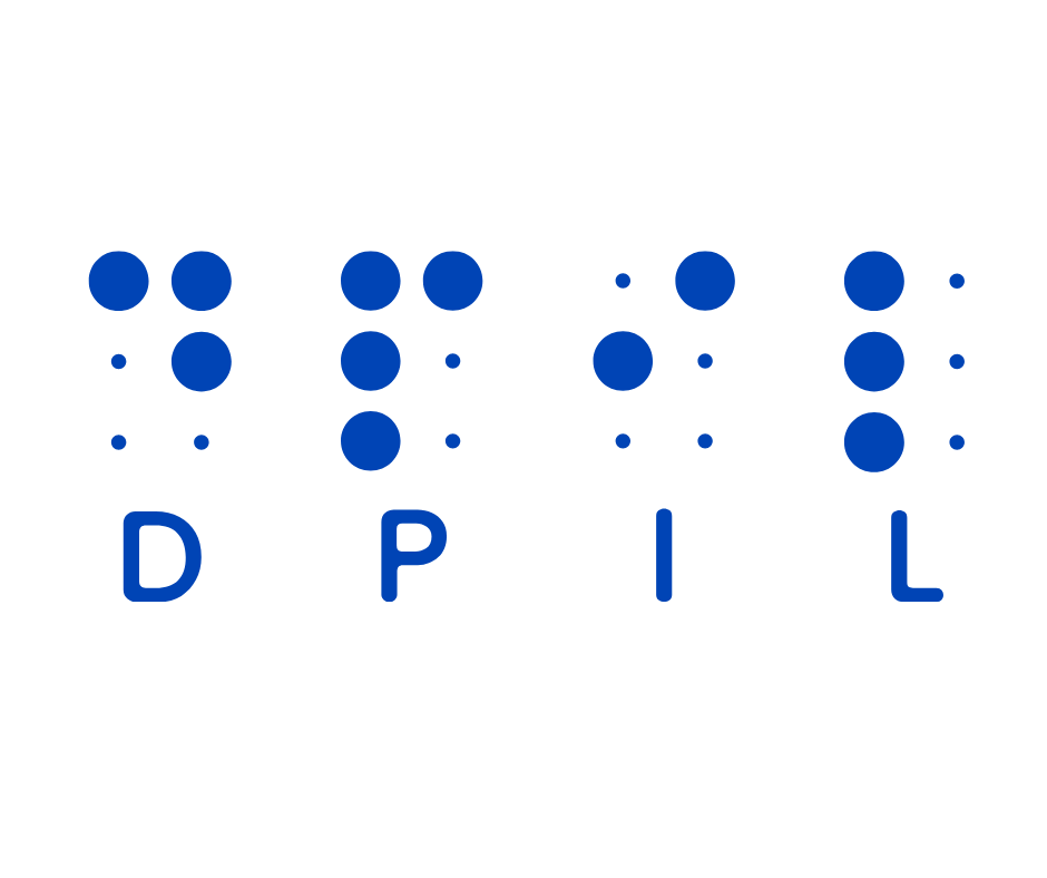 DPIL web page braille graphic